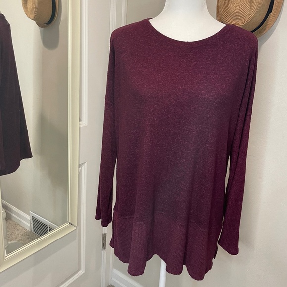 Westbound Sweaters - Westbound Soft Lightweight Tunic Sweater - PL